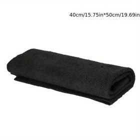1pc Thickened Magic Cleaning Cloth For Countertop Window Glass, Cleaning Tool For Home Car Boat, Kitchen Accessories (Color: Black, size: 15.7x19.7inch)